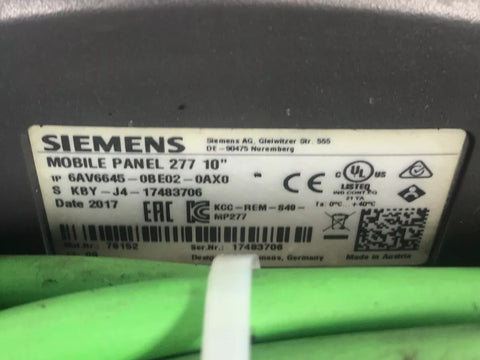 SIEMENS 6AV6645-0BE02-0AX0