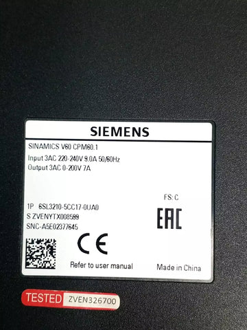 SIEMENS 6SL3210-5CC17-0UA0