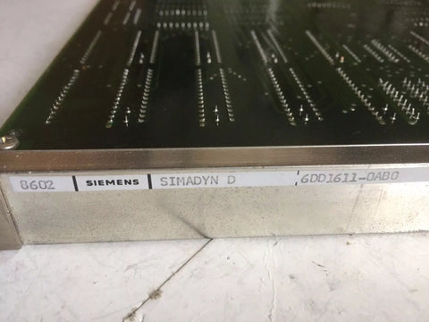 SIEMENS 6DD-1611-0AB0