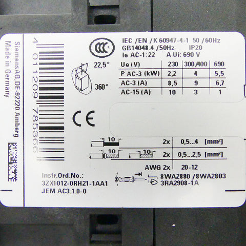 SIEMENS 3RT2016-1BB41