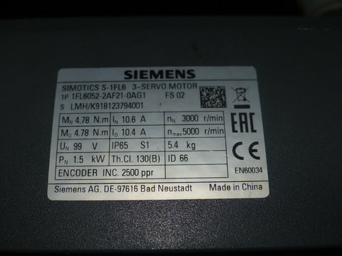 SIEMENS 1FL6052-2AF21-0AG1