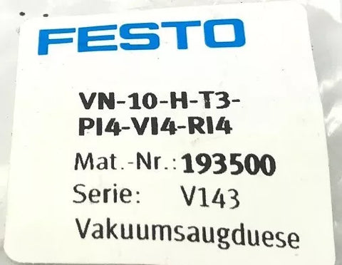 FESTO VN-10-H-T3-PI4-VI4-RI4