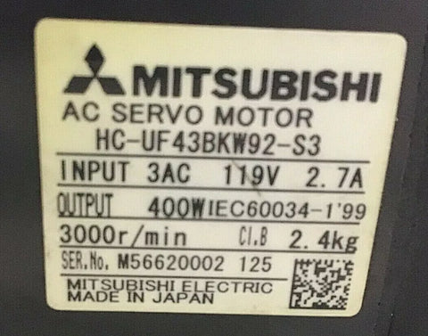 Mitsubishi HC-UF43BKW92-S 3