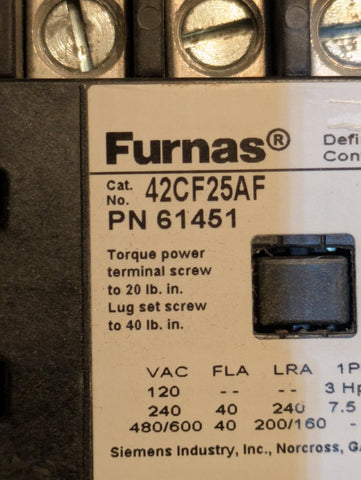 FURNAS 42CF-25AF