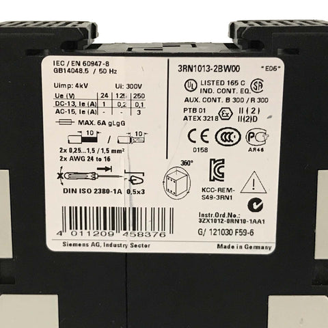 SIEMENS 3RN1013-2BW00