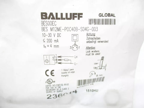 BALLUFF BESM12ME-POC40B-S04G-003