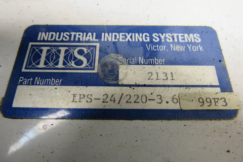 Industrial Indexing IPS-24/220-3.6 99F3