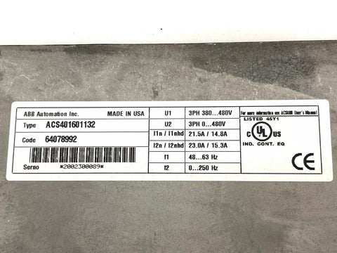 ABB ACS401-6011-3-2