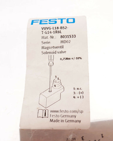 Festo VUVG-L18-B52-T-G14-1R8L