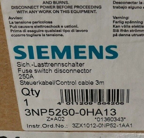 Siemens 3NP5260-0HA13