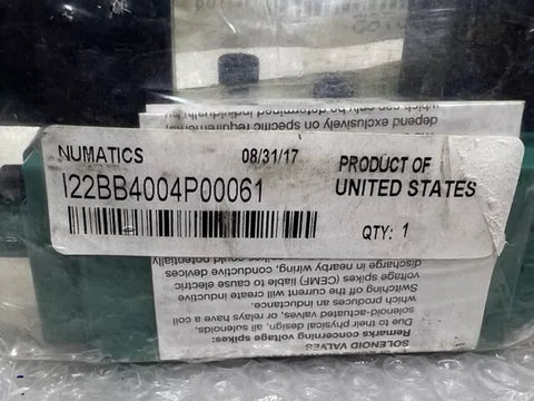 ASCO NUMATICS I22BB4004P00061
