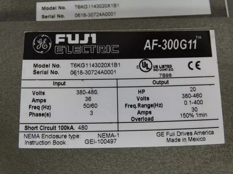 FUJI ELECTRIC T6KG1143020X1B1