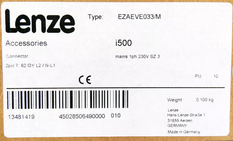 Lenze EZAEVE033/M