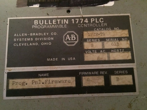 ALLEN BRADLEY 1772-T1