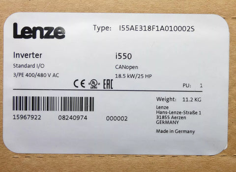 Lenze I55AE318F1A010002S