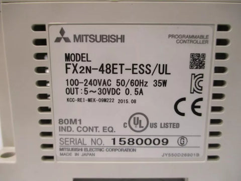 MITSUBISHI FX2N-48ET-ESS/UL