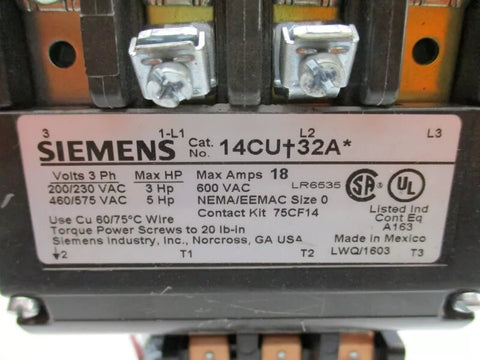 SIEMENS 14CUC32AH