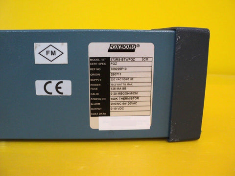 INVENSYS FOXBORO 873RS-BTWFGZ