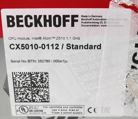 BECKHOFF CX5010 / CX5010-0112-1001