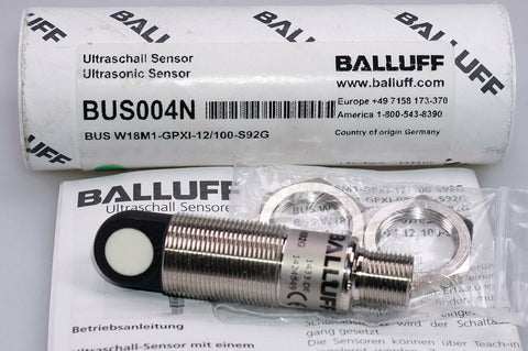 BALLUFF BUS W18M1-GPXI-12/100-S92G