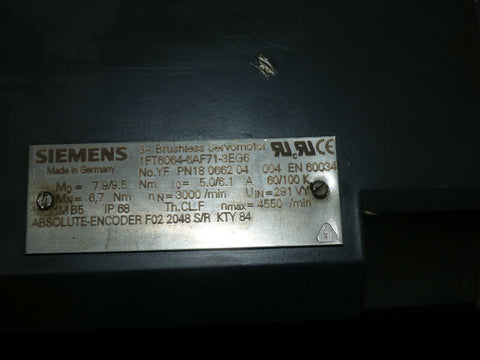 SIEMENS 1FT6064-6AF71-3EG6