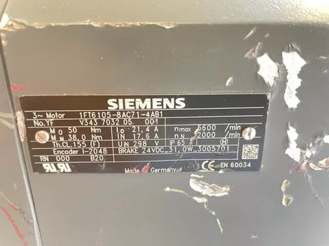 SIEMENS 1FT6105-8AC71-4AB1