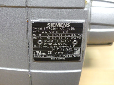 SIEMENS 1FT7086-1AF71-1BH1