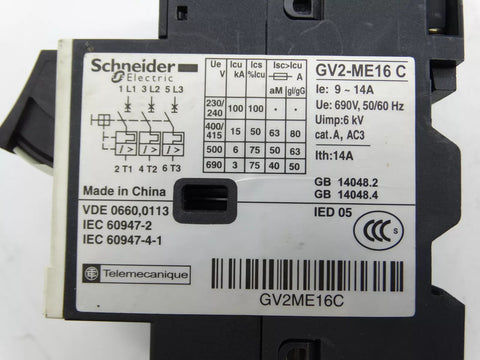 SCHNEIDER ELECTRIC GV2-ME16C