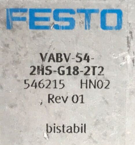 FESTO VABV-S4-2HS-G38-2T2