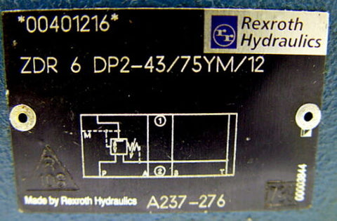 REXROTH ZDR 6 DP2-43/75YM/12