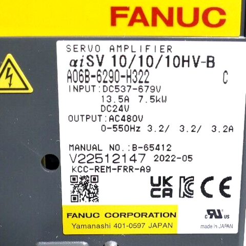 Fanuc A06B-6290-H322