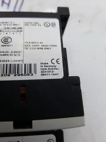 Siemens 3ZX1012-ORH11-1AA1