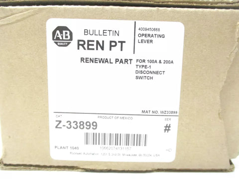 ALLEN BRADLEY Z-33899