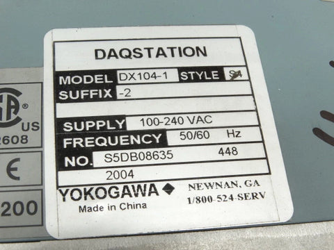 YOKOGAWA DX104-1-2