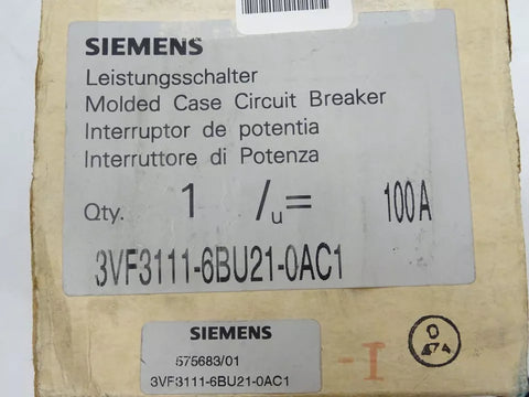 Siemens 3VF3 111-6BU21-0AC1