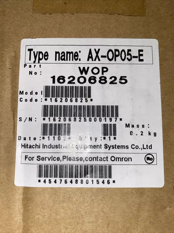 OMRON AX-OP05-E