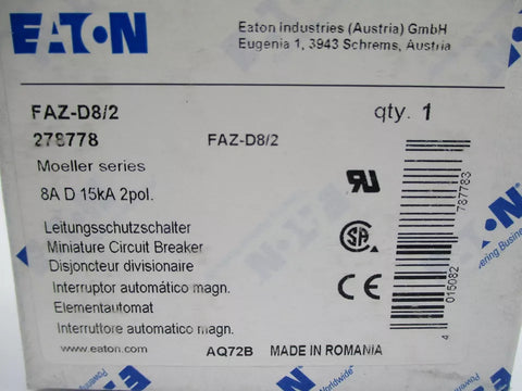 EATON  FAZ-D8/2