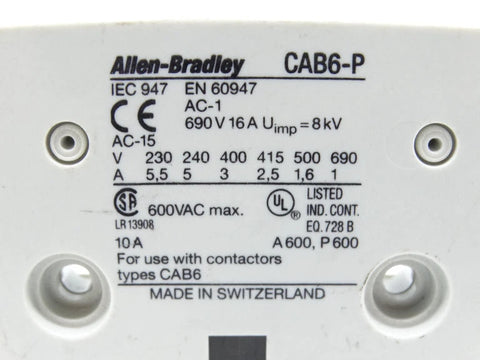 ALLEN BRADLEY CAB6-P4-11
