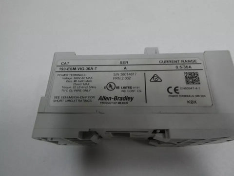 ALLEN BRADLEY 193-ESM-VIG-30A-T