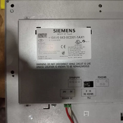 SIEMENS 6AV6 643-0CD01-1AX1