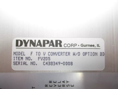 DYNAPAR FV20S