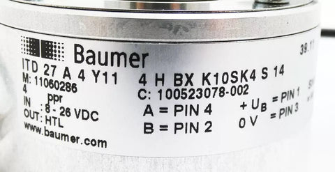 Baumer ITD 27A 4Y11 4H BX K10SK4S14