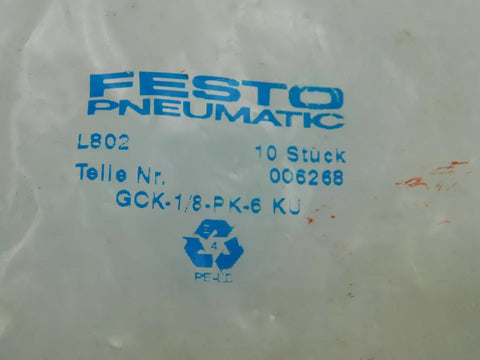 FESTO GCK-1/8-Pk-6 KU