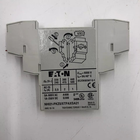 EATON NHI21-PKZ0/XTPAXSA21