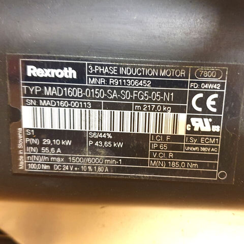 REXROTH MAD160B-0150-SA-S0-FG5-05-N1