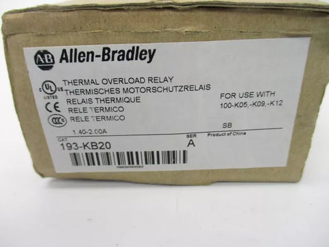 ALLEN BRADLEY 193-KB20