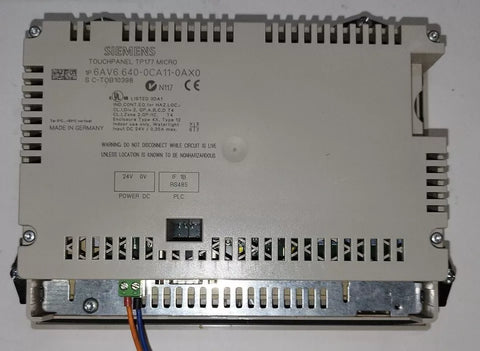 SIEMENS 6AV6 640-0CA11-0AX0