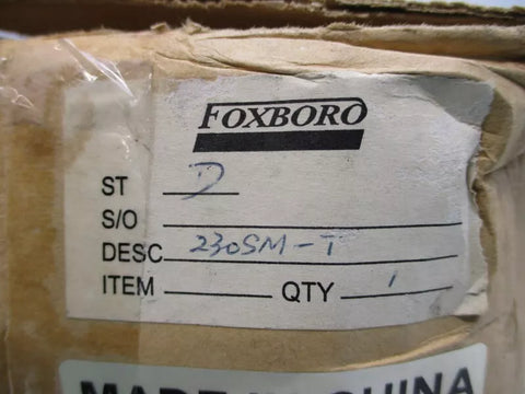FOXBORO 230SM-T