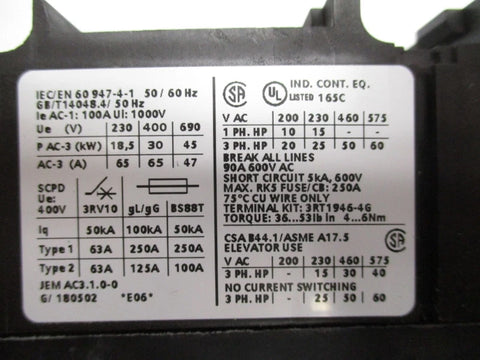 SIEMENS 3RT1044-1AP00