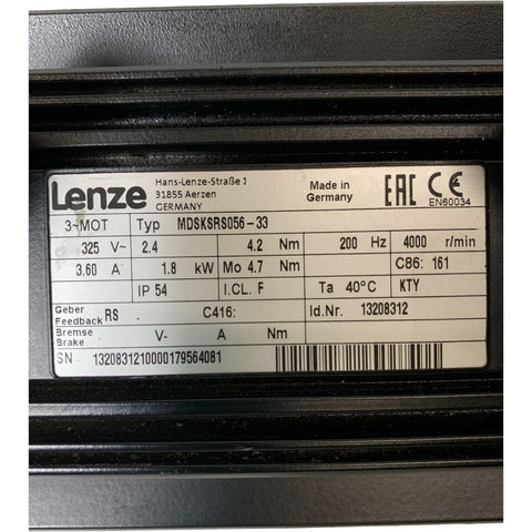 LENZE MDSKSRS056-33